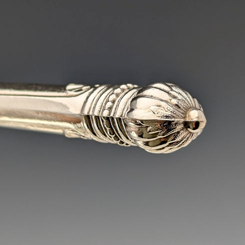 1885 年英國古董鍍銀 5 雙魚餐具 Allen 和 Darwin